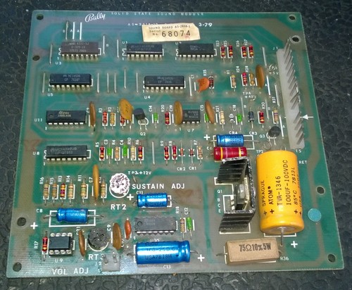 Scheda audio pinball - audio, bally