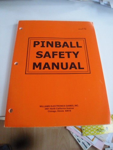 Pinball safety manual - pinball,