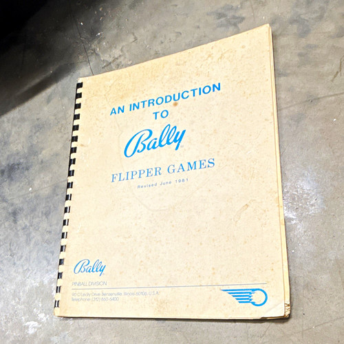 Bally pinball manuale - bally,